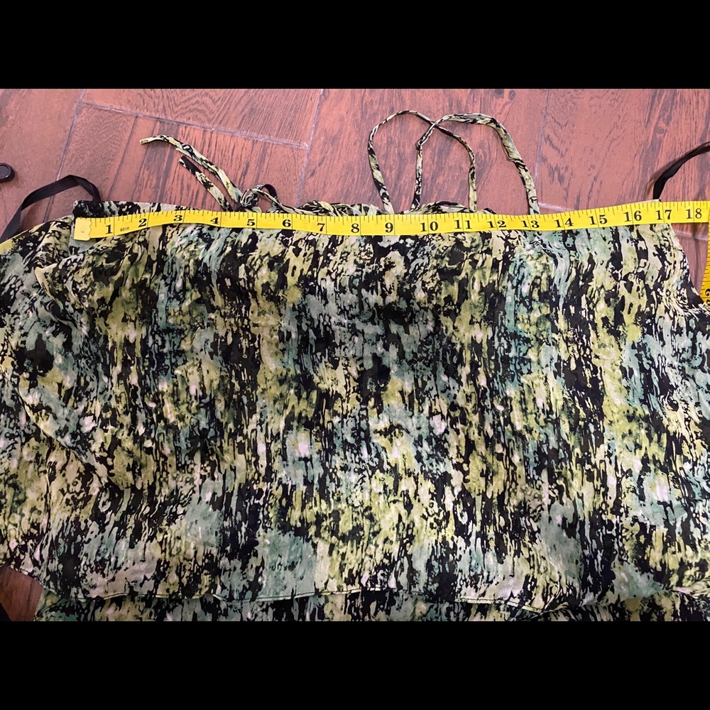 BCBGMAXAZRIA Kaia TwoTiered Dress with Neck Detail